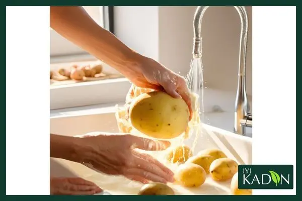 شستشوی سیب زمینی ها - ایکادین