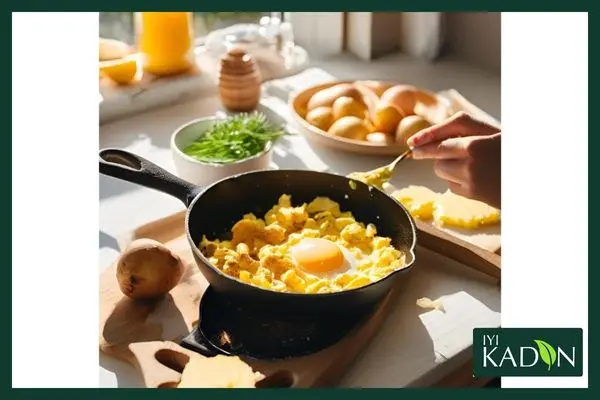 پخت سیب زمینی و تخم مرغ - ایکادین