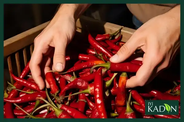 Types of dried red peppers